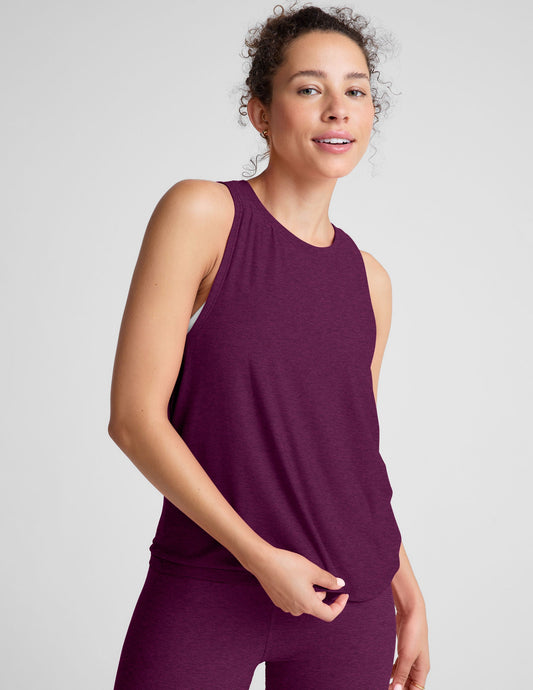 Featherweight Rebalance Tank Top: Lightweight, Relaxed Fit, High Neck, Versatile Activewear