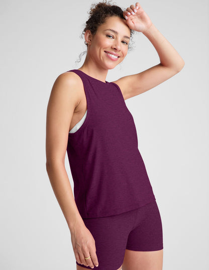 Featherweight Rebalance Tank Top: Lightweight, Relaxed Fit, High Neck, Versatile Activewear