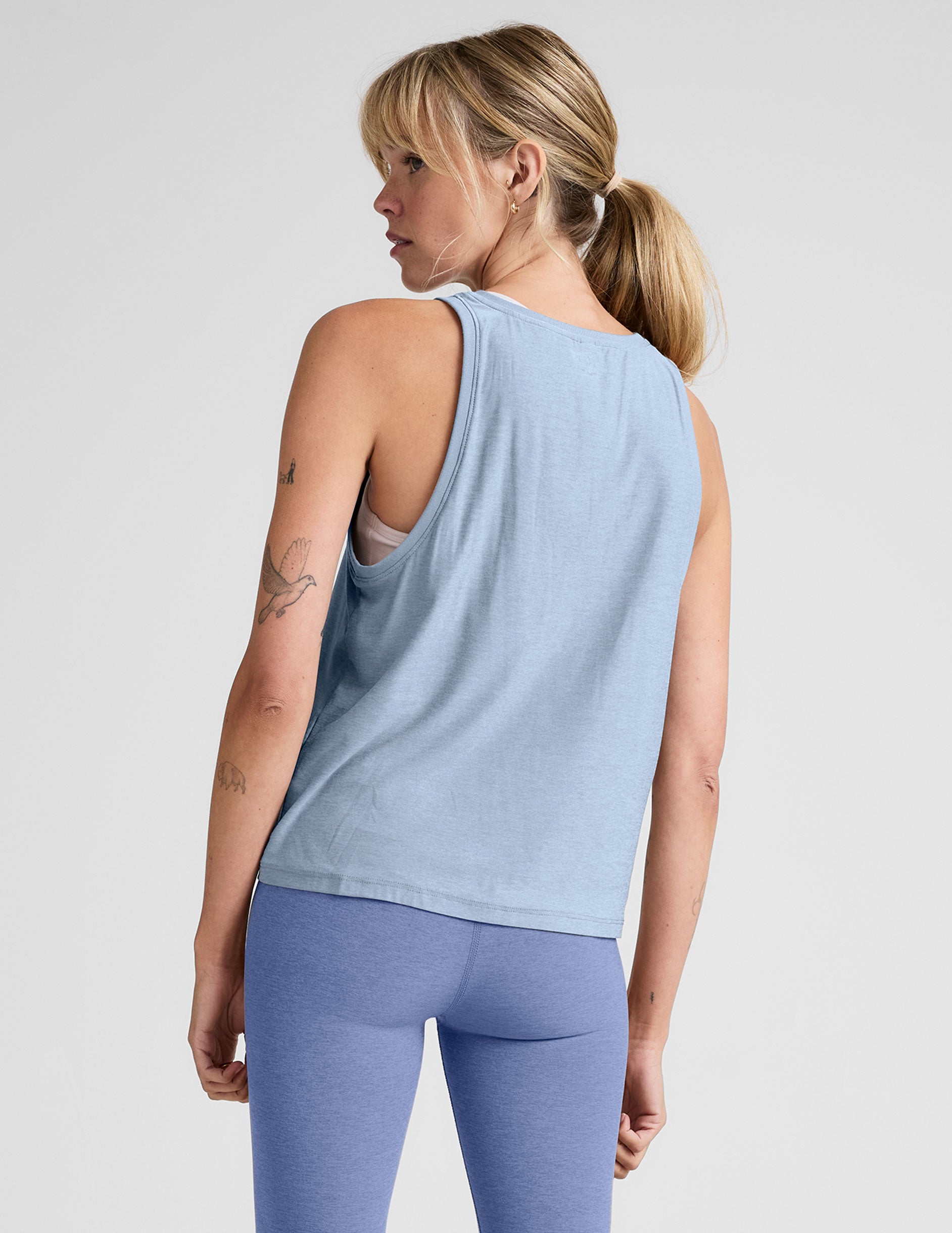 Women's Featherweight Rebalance Tank Top - Lightweight Relaxed Fit Scoop Neck