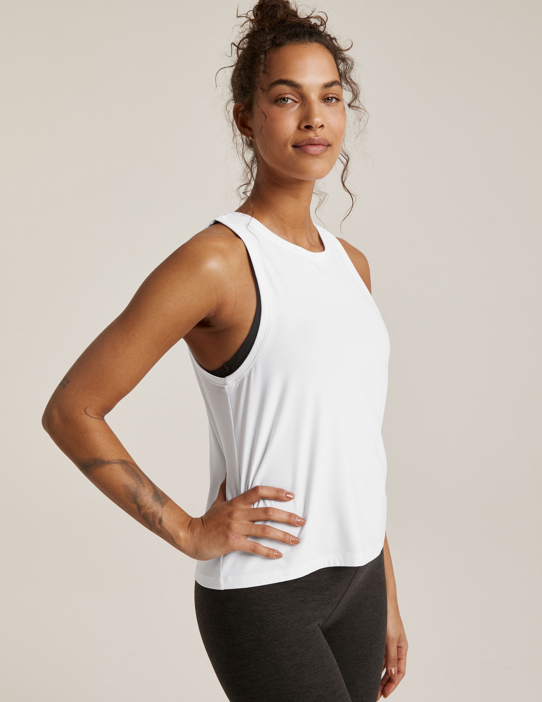 Beyond Yoga Featherweight Rebalance Women's Tank Top: Lightweight, Relaxed Fit