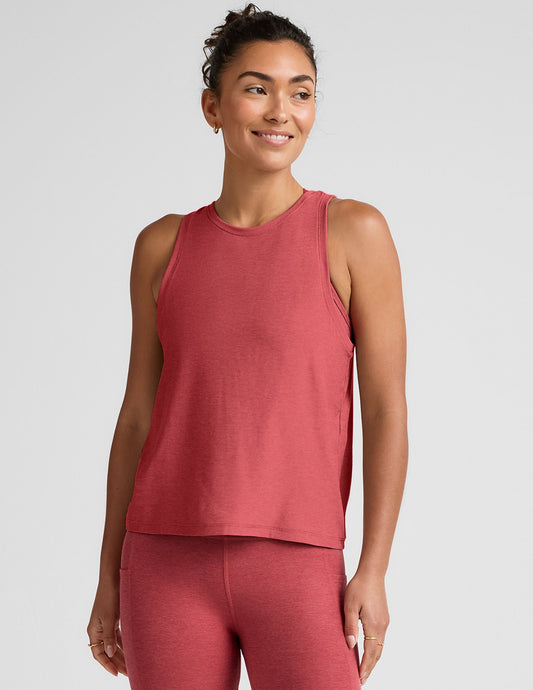 Soft Featherweight Rebalance Tank Top: Relaxed Fit, High Hip Length, Active Comfort