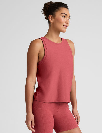 Soft Featherweight Rebalance Tank Top: Relaxed Fit, High Hip Length, Active Comfort