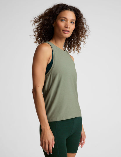 Lightweight Featherweight Rebalance Tank: High-Neck, Relaxed Fit, Versatile Women's Performance Top