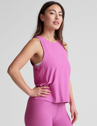 Featherweight Relaxed Fit Rebalance Tank Top - High Neckline, Ultimate Comfort