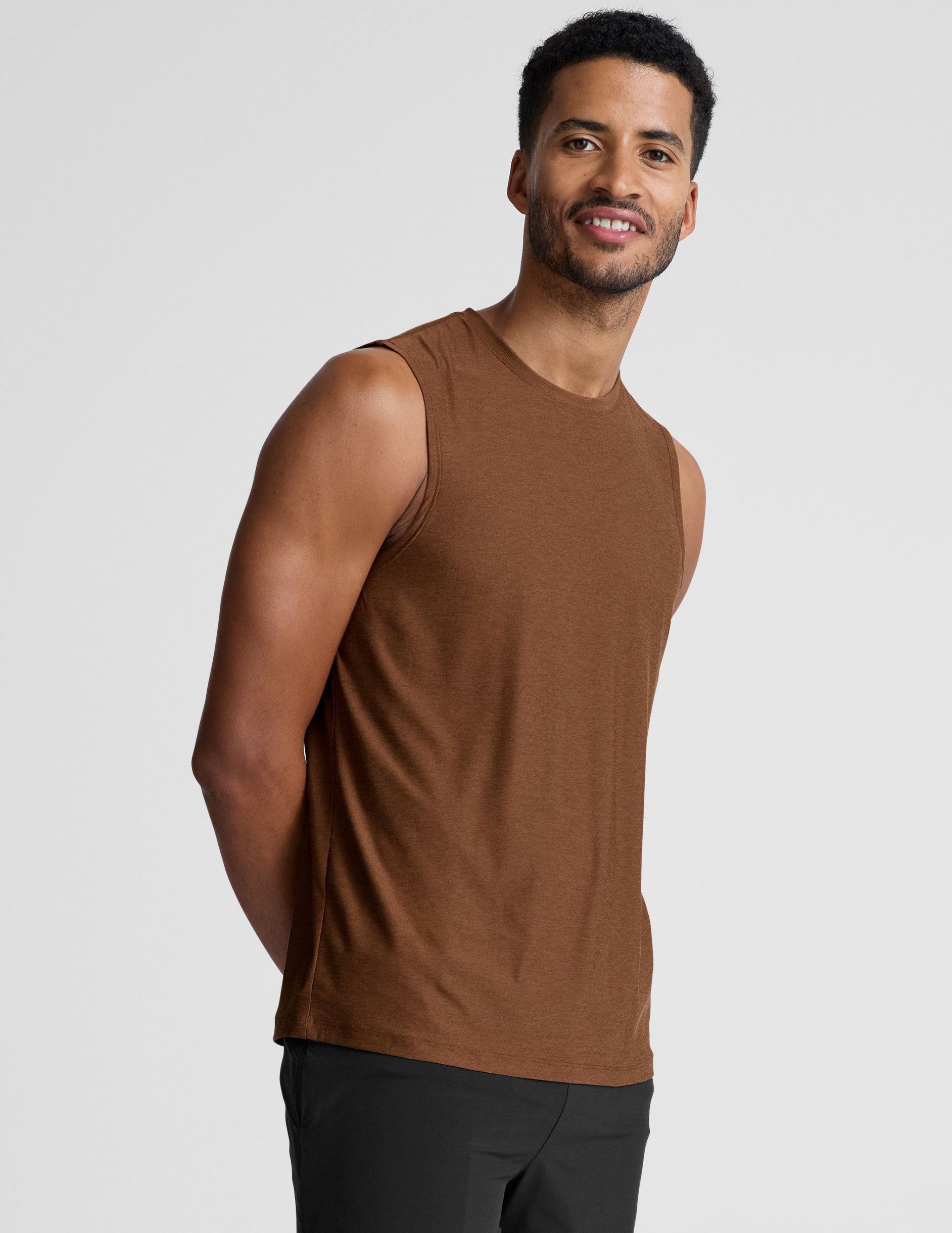 Featherweight Freeflo Men's Muscle Tank 2.0: Lightweight, Sweat-Wicking, Comfortable Athleisure