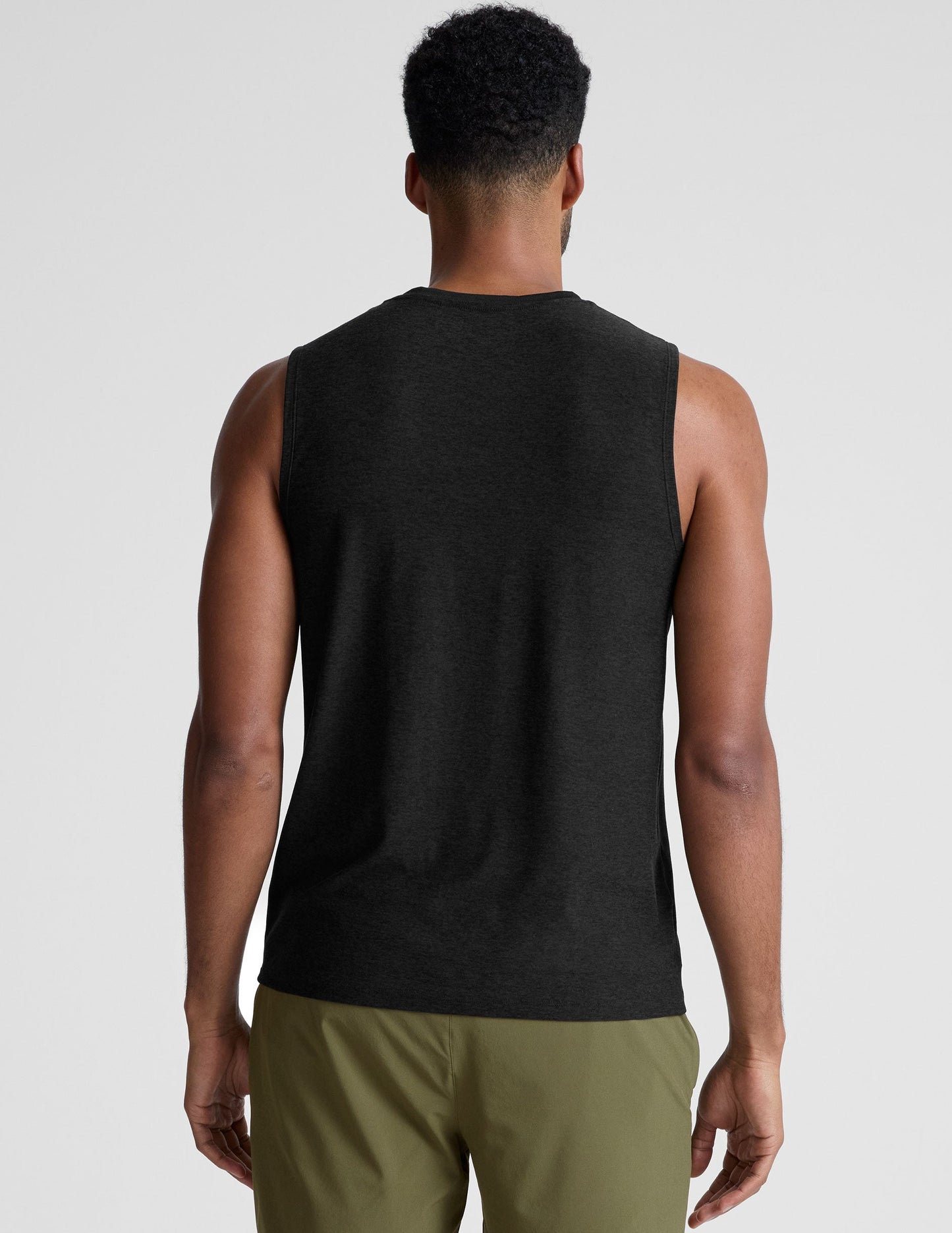 Beyond Yoga Featherweight Freeflo Men's Muscle Tank – Lightweight, Breathable Performance Top