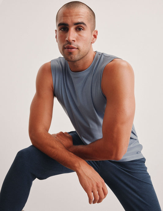 Men's Featherweight Freeflo Muscle Tank 2.0: Lightweight, Sweat-Wicking, Athletic Comfort
