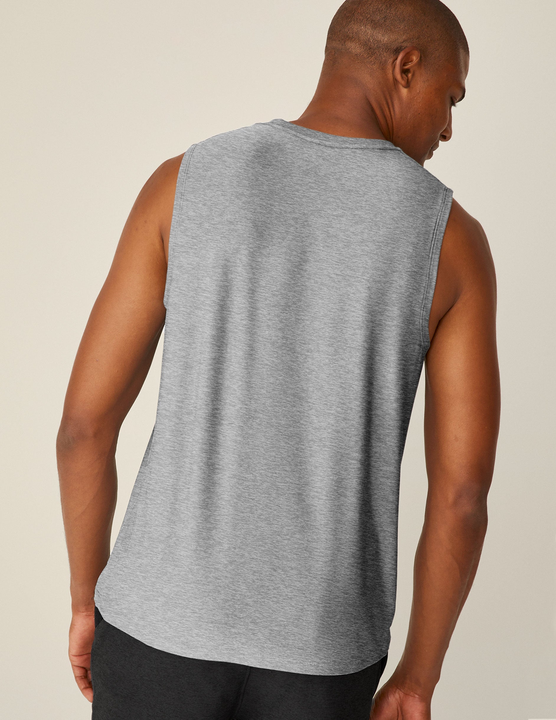 Beyond Yoga Featherweight Freeflo Men's Muscle Tank: Ultra-Light, Sweat-Wicking Performance Top