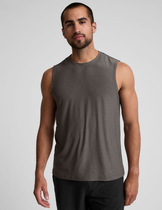 Men's Featherweight Freeflo Muscle Tank: Ultra-Light, Breathable Athletic Workout Top