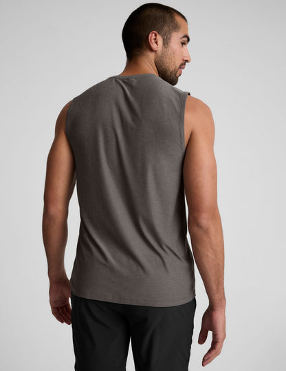 Men's Featherweight Freeflo Muscle Tank: Ultra-Light, Breathable Athletic Workout Top