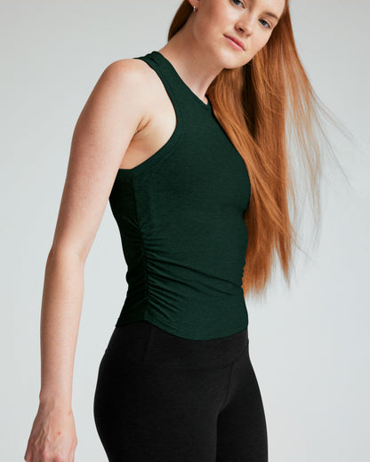 Featherweight Shirred Tank: Adaptable Fit, Everyday Comfort, Versatile Women's Style