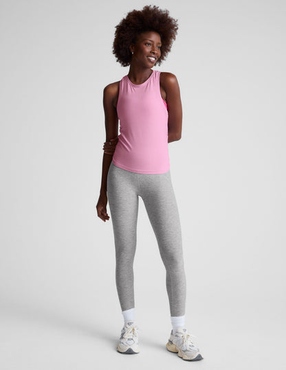 Featherweight Shirred Scoop Neck Tank Top for Adaptive Fit & Comfort
