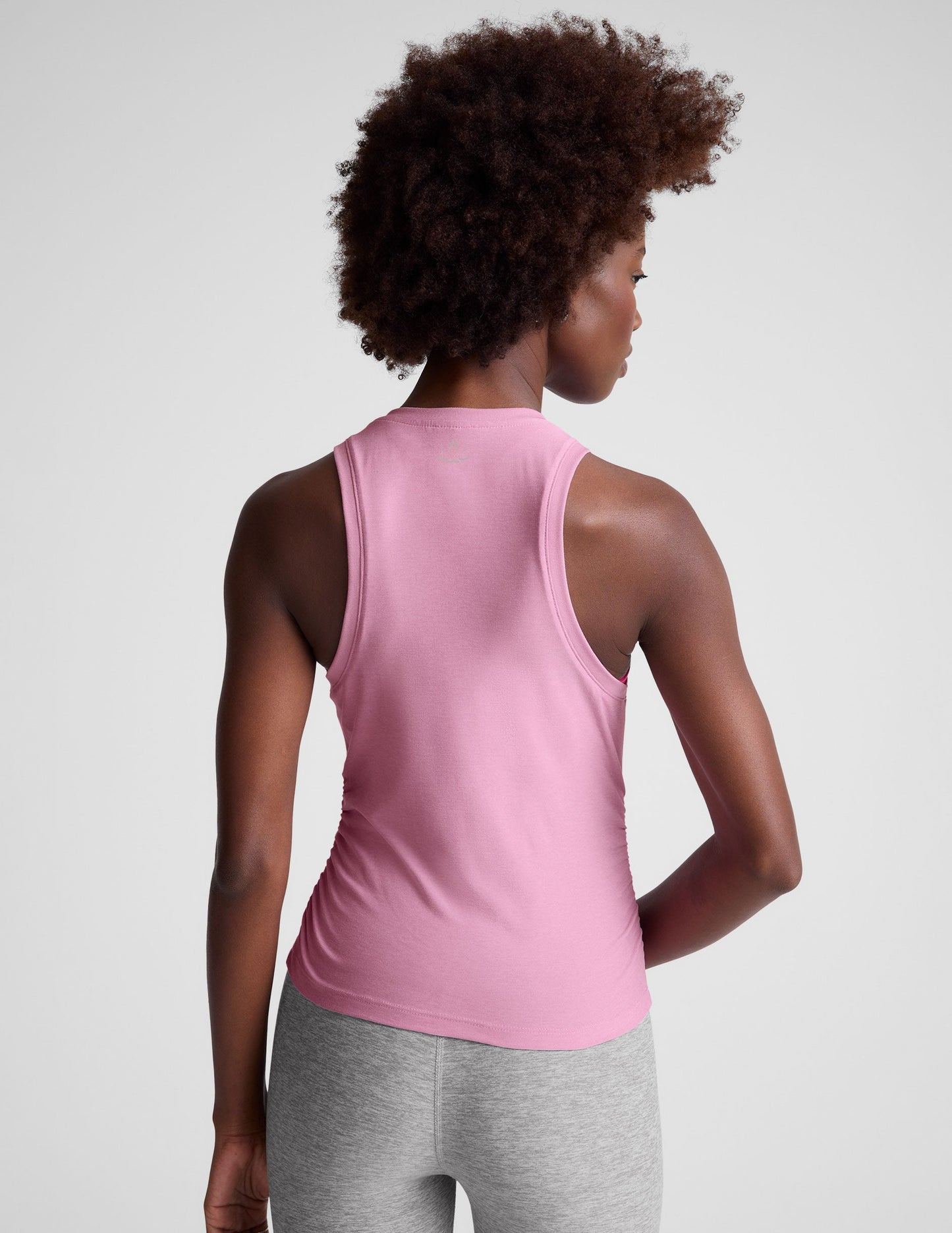 Featherweight Shirred Scoop Neck Tank Top for Adaptive Fit & Comfort