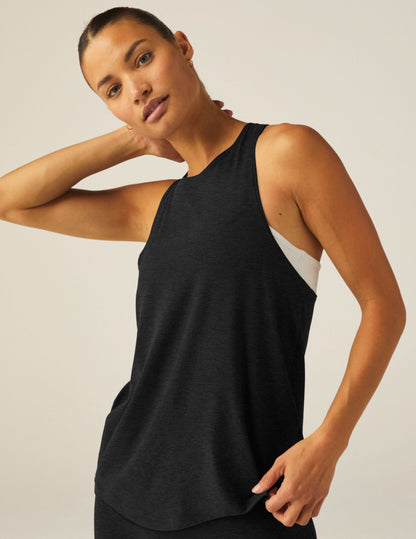 Featherweight Captivate Racerback Tank: Loose Fit, Back Keyhole, Ultra Soft Comfort