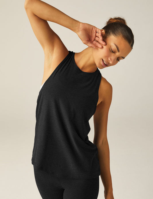 Featherweight Captivate Racerback Tank: Loose Fit, Back Keyhole, Ultra Soft Comfort