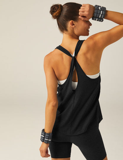 Featherweight Captivate Racerback Tank: Loose Fit, Back Keyhole, Ultra Soft Comfort