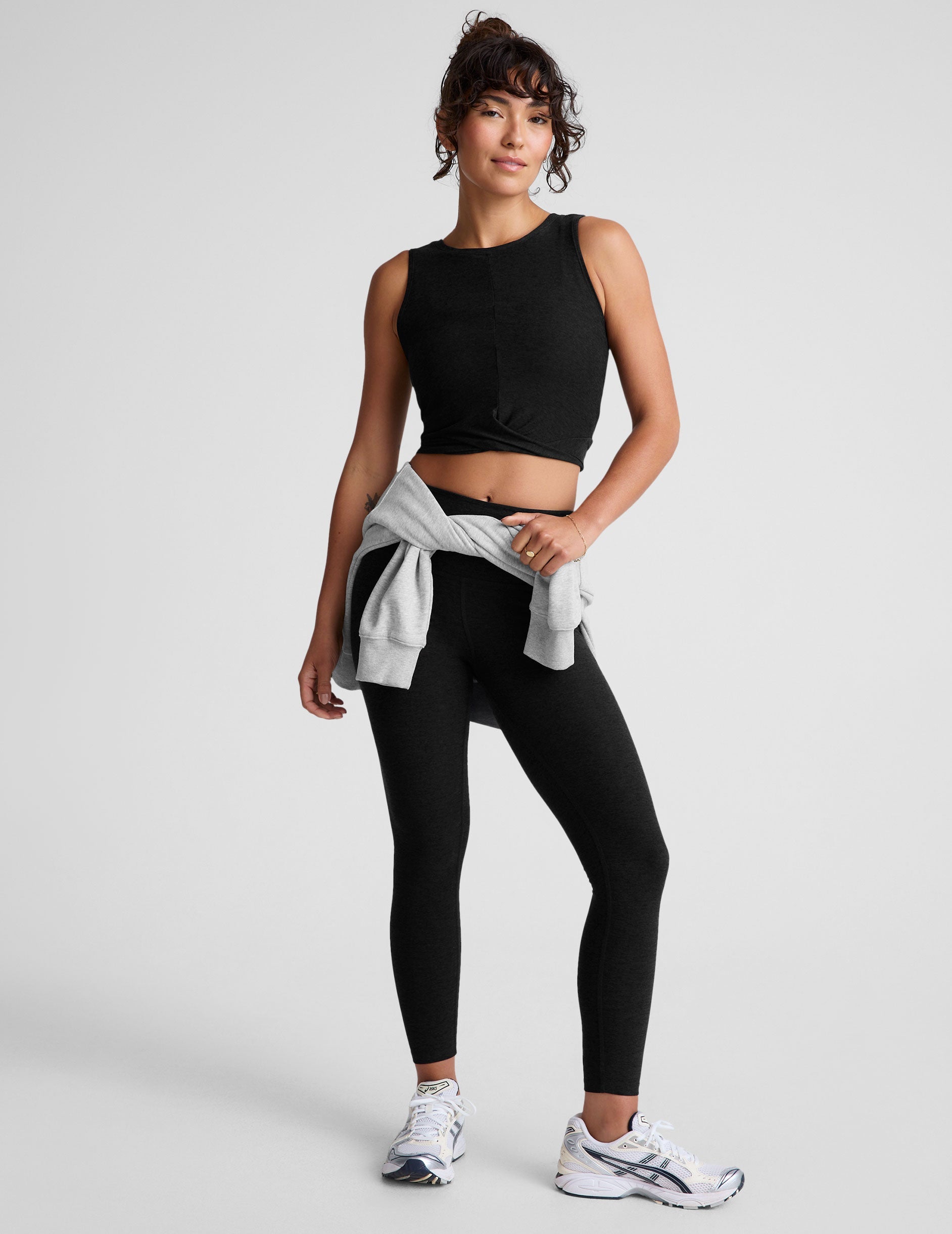 Ultra-Soft Featherweight Cropped Tank Top: Stylish, Versatile, and Flattering Fit