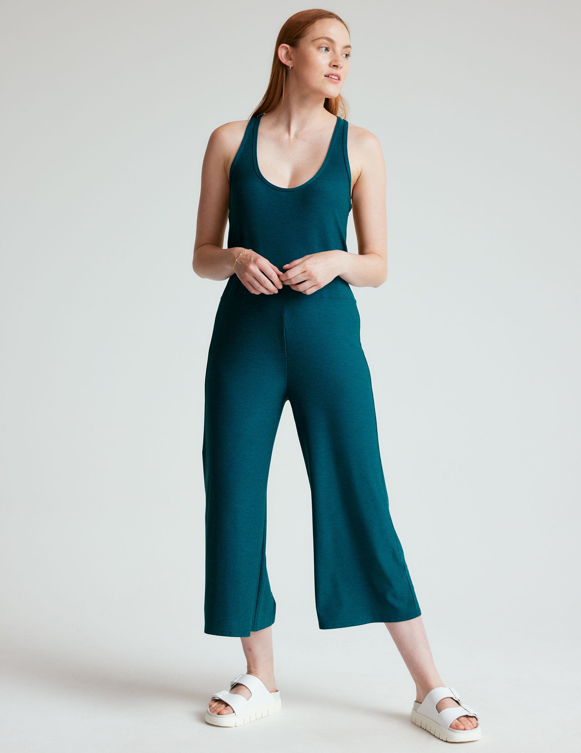 Ultra-Soft Featherweight Hang Loose Jumpsuit: Relaxed Fit, Cropped Style