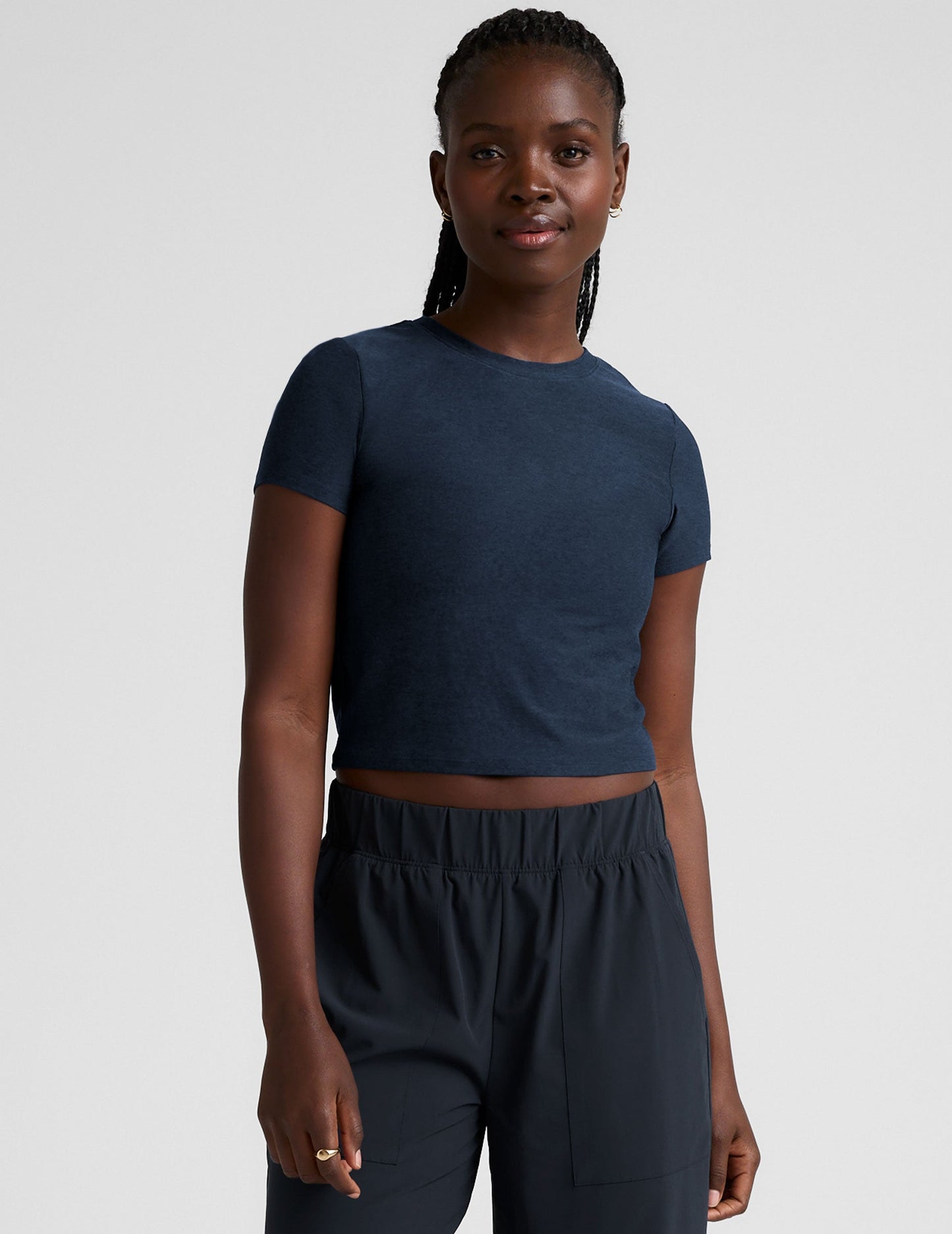 Featherweight Soft Cropped Tee: Fitted, Lightweight, 90s-Inspired Everyday Comfort Top