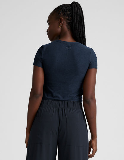Featherweight Soft Cropped Tee: Fitted, Lightweight, 90s-Inspired Everyday Comfort Top