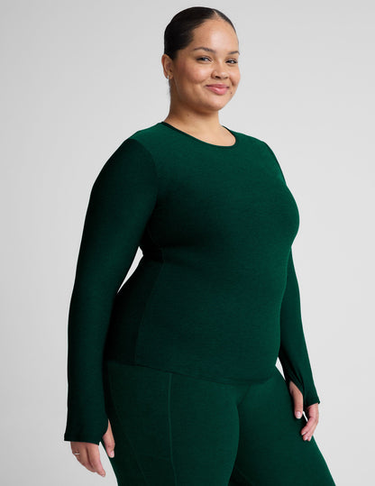 Featherweight Soft Crew Long Sleeve Pullover - Versatile Active & Casual Top