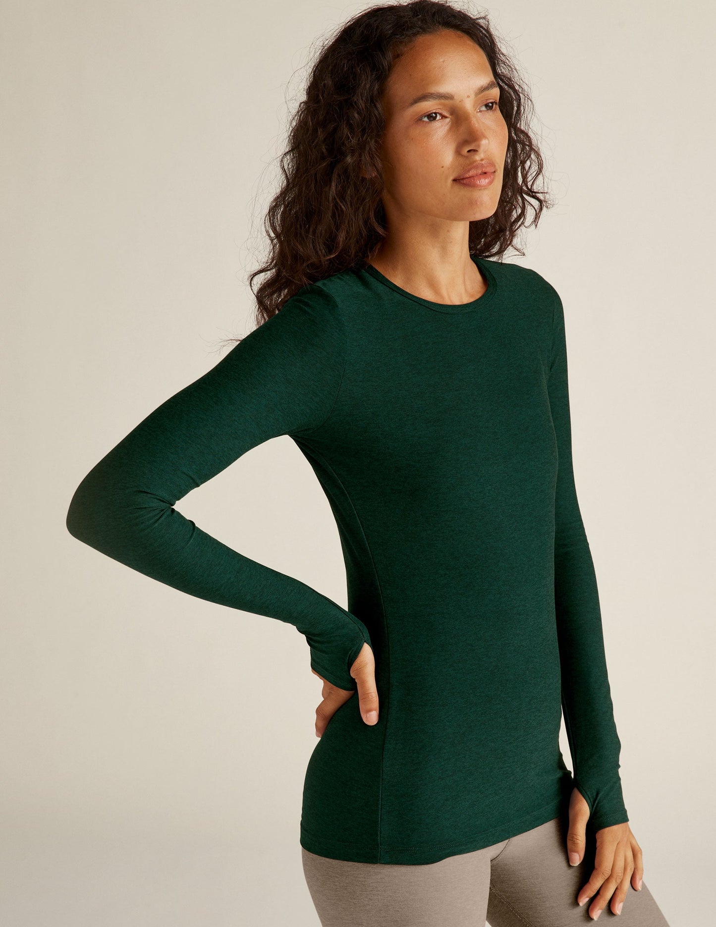 Featherweight Soft Crew Long Sleeve Pullover - Versatile Active & Casual Top