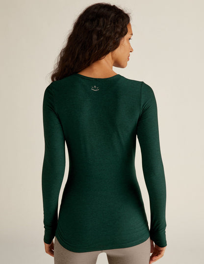 Featherweight Soft Crew Long Sleeve Pullover - Versatile Active & Casual Top