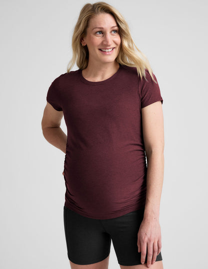 Beyond Yoga Ultra-Soft Featherweight Spacedye Maternity Tee for Pregnancy & Beyond