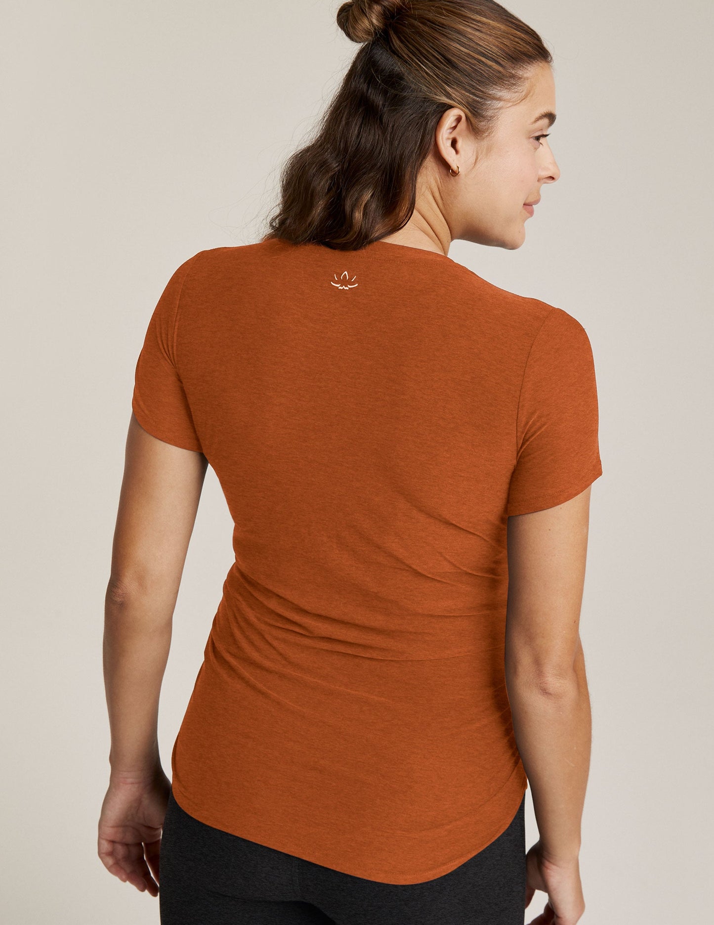 Featherweight Soft Maternity Tee: Everyday Short Sleeve Comfort with Ruched Sides