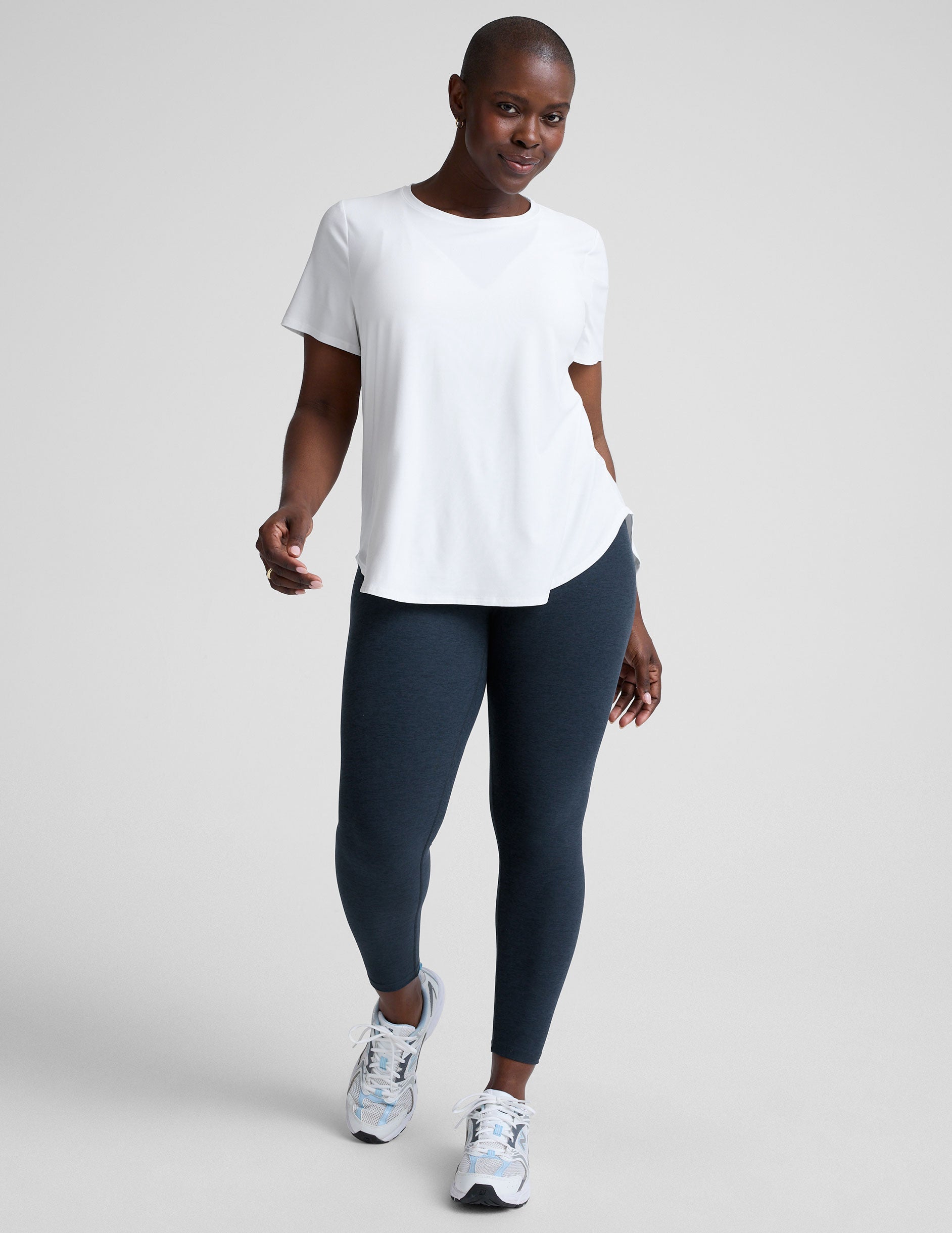 Featherweight Cloud White Relaxed Fit Tee for Everyday Comfort and Style