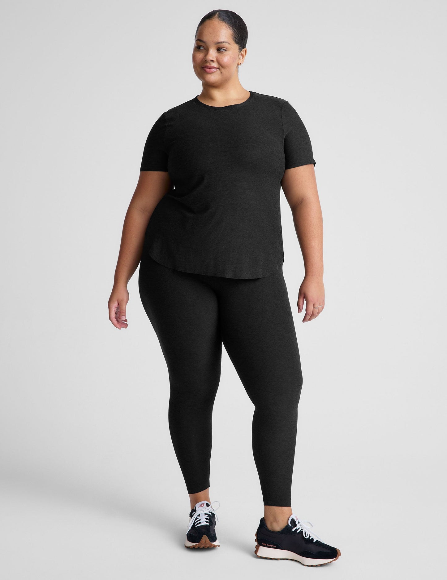 Beyond Yoga Featherweight Soft Relaxed Fit Tee - Ultimate Everyday Comfort Top