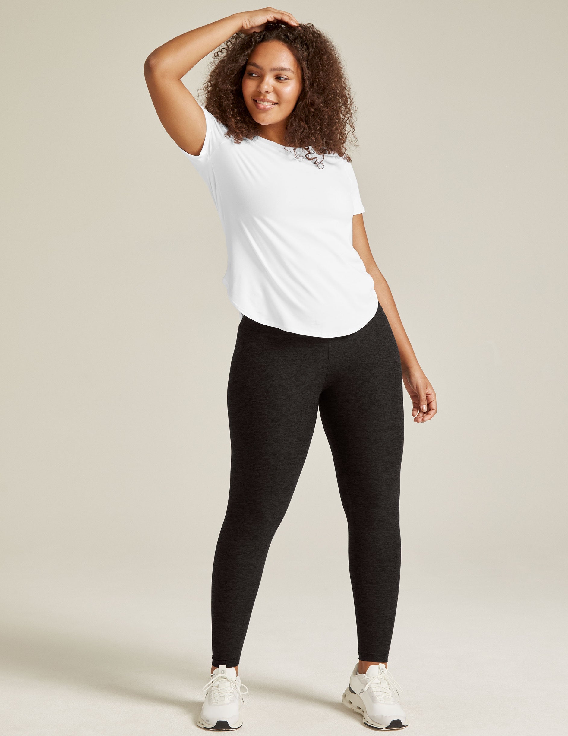 Featherweight Cloud White Relaxed Fit Tee for Everyday Comfort and Style