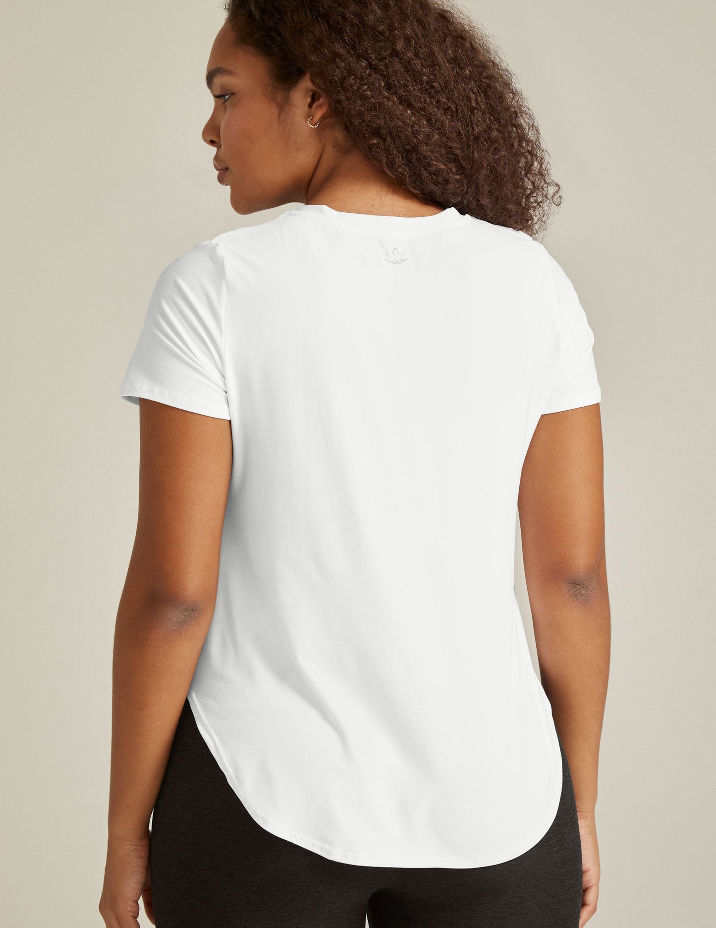 Featherweight Cloud White Relaxed Fit Tee for Everyday Comfort and Style