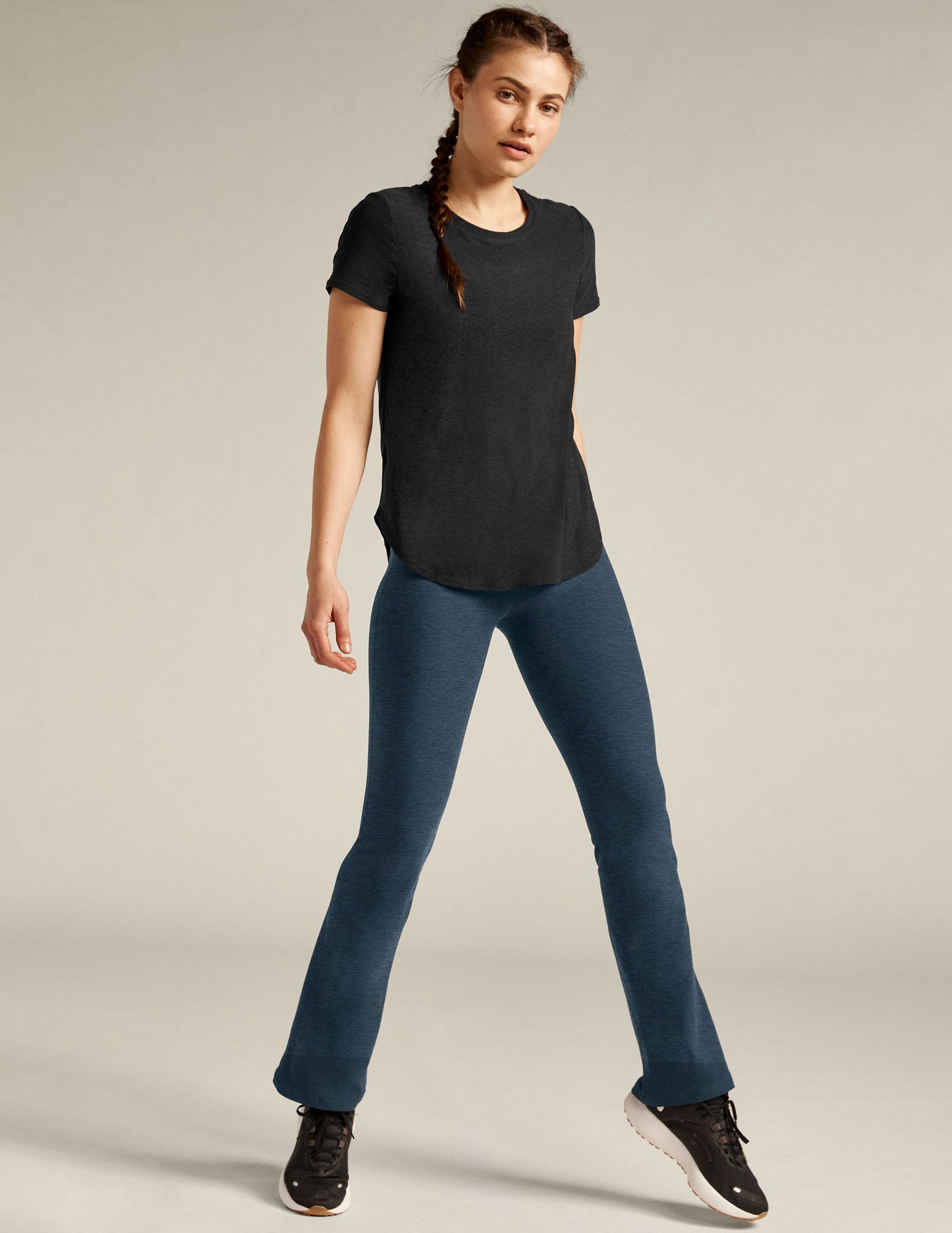 Beyond Yoga Featherweight Soft Relaxed Fit Tee - Ultimate Everyday Comfort Top
