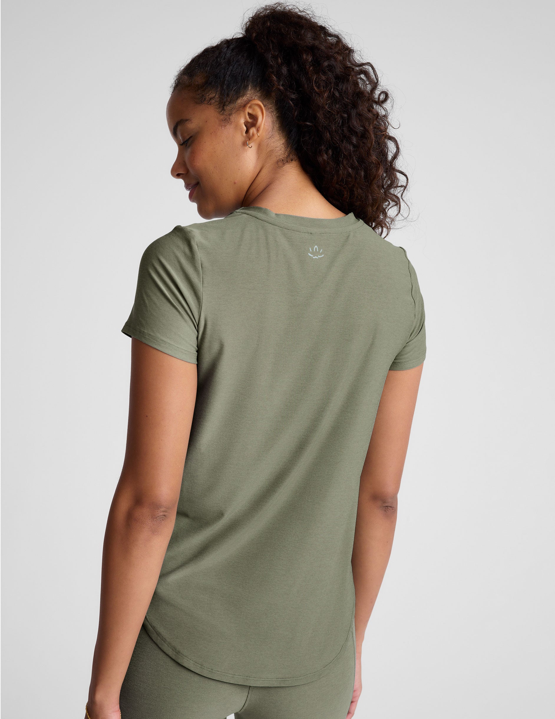 Featherweight Spacedye Relaxed Fit Short Sleeve Tee for Women - Comfort