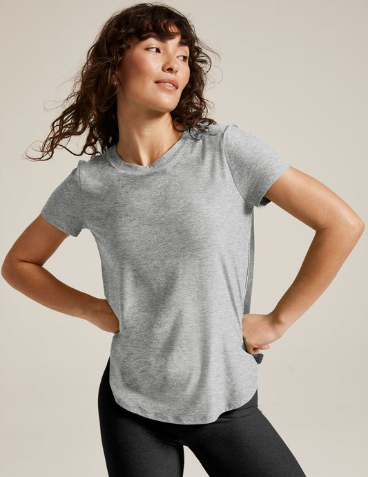 Featherweight Soft Relaxed Fit Tee: Comfortable Short Sleeve Everyday T-Shirt