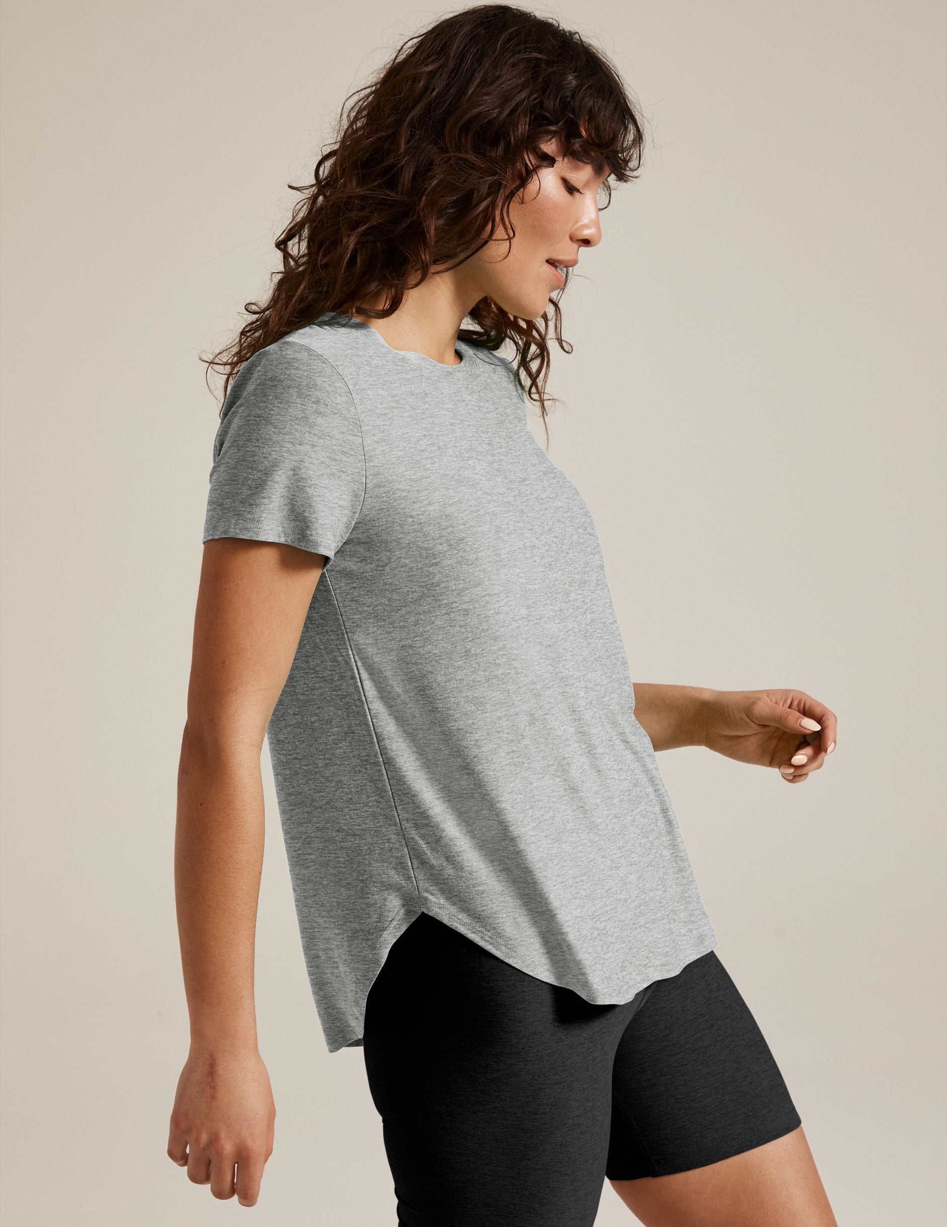 Featherweight Soft Relaxed Fit Tee: Comfortable Short Sleeve Everyday T-Shirt
