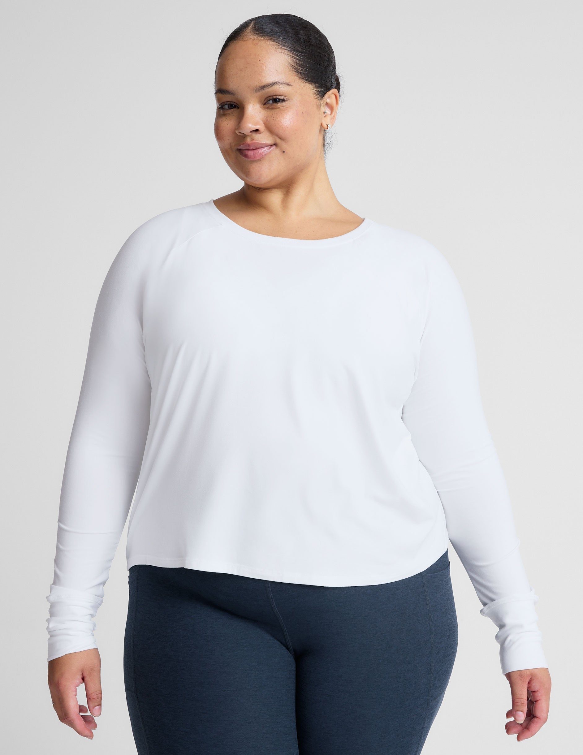 Ultra-Soft Featherweight Daydreamer Pullover: Comfortable Crew Neck Long Sleeve Top