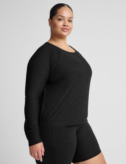 Featherweight Daydreamer Soft Long Sleeve Pullover Top for Women Everyday Comfort
