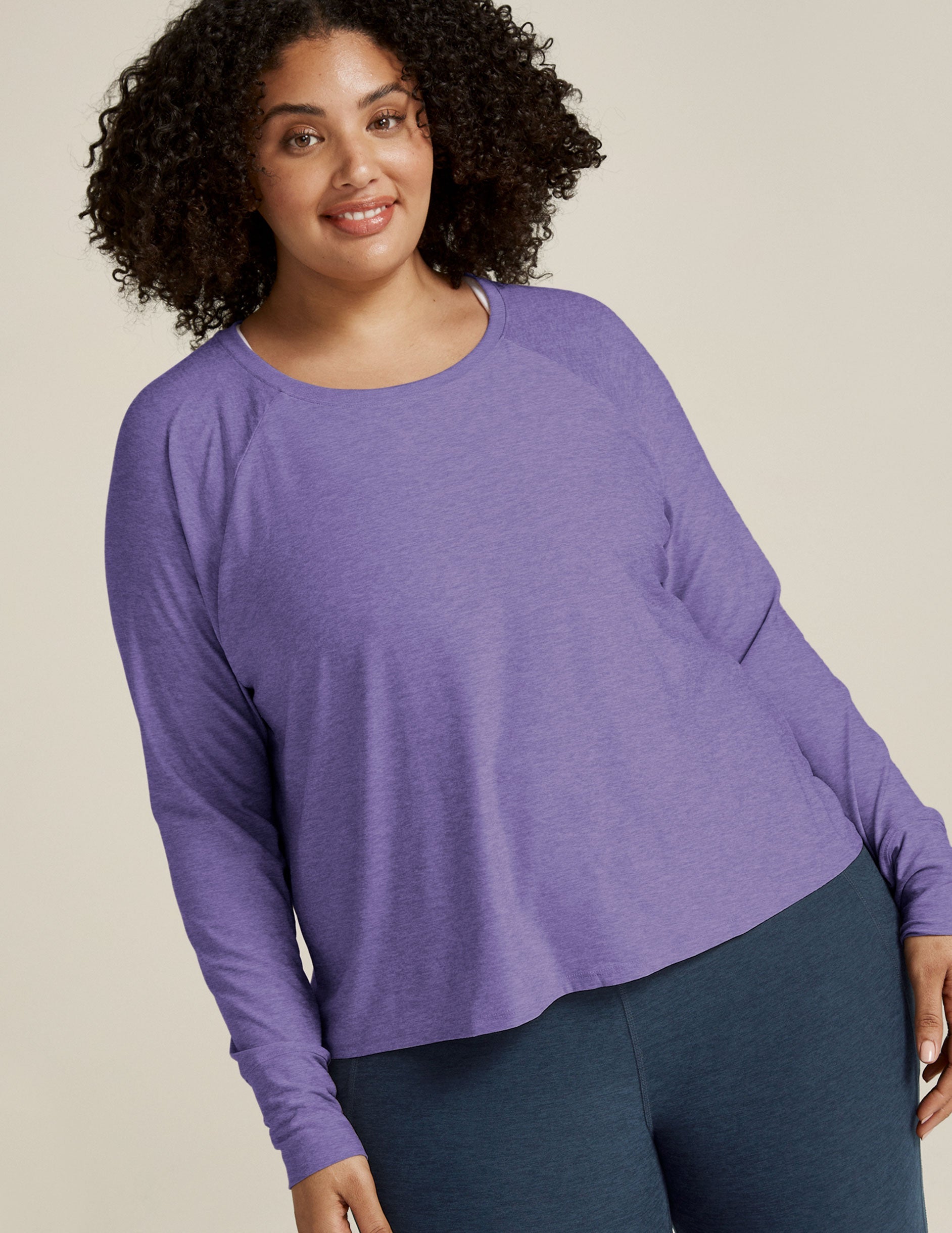 Ultra-Soft Featherweight Daydreamer Pullover: Comfortable Crew Neck Long Sleeve Top