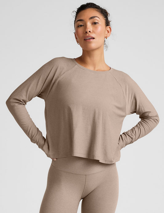 Buttery Soft Featherweight Daydreamer Pullover: Lightweight, Long Sleeve, High-Hip Comfort
