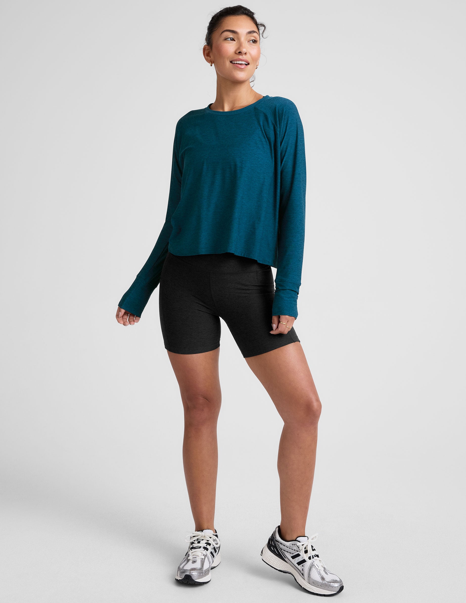 Featherweight Daydreamer Pullover: Buttery Soft Long Sleeve Yoga Tee