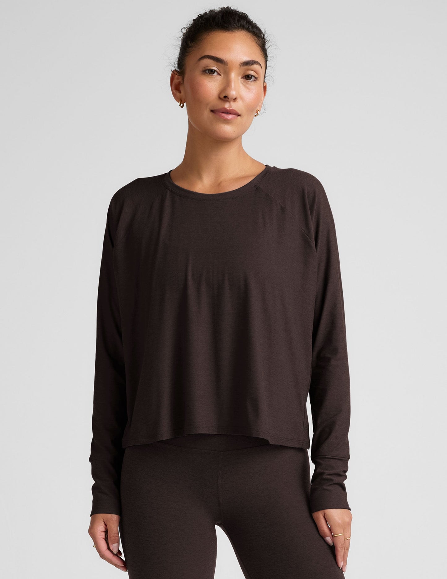 Buttery Soft Featherweight Daydreamer Pullover: Lightweight Raglan Long Sleeve Comfort Tee