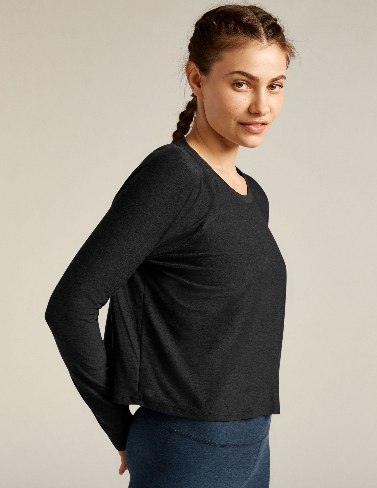 Featherweight Daydreamer Soft Long Sleeve Pullover Top for Women Everyday Comfort