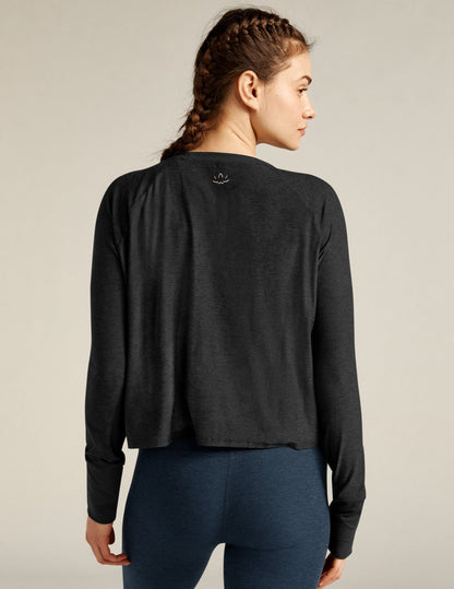 Featherweight Daydreamer Soft Long Sleeve Pullover Top for Women Everyday Comfort