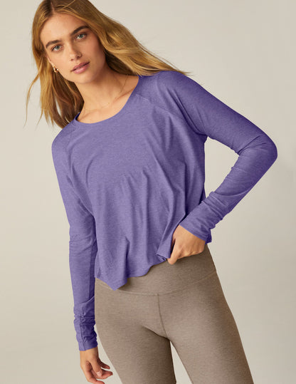 Ultra-Soft Featherweight Daydreamer Pullover: Comfortable Crew Neck Long Sleeve Top