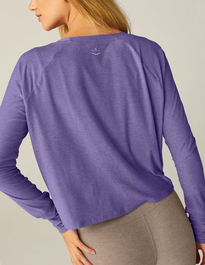 Ultra-Soft Featherweight Daydreamer Pullover: Comfortable Crew Neck Long Sleeve Top