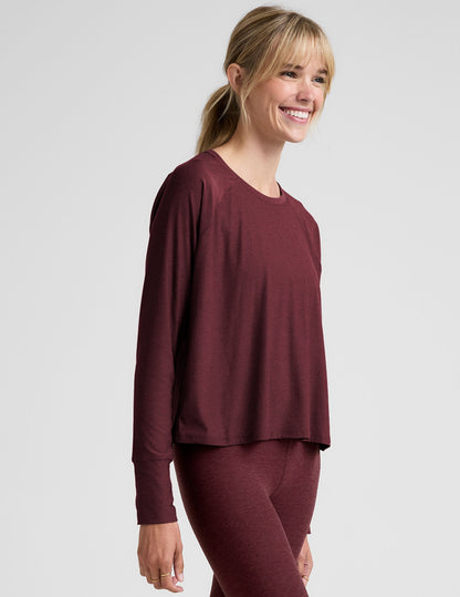 Soft Featherweight Daydreamer Pullover: Lightweight, Long Sleeve, Relaxed Fit Top