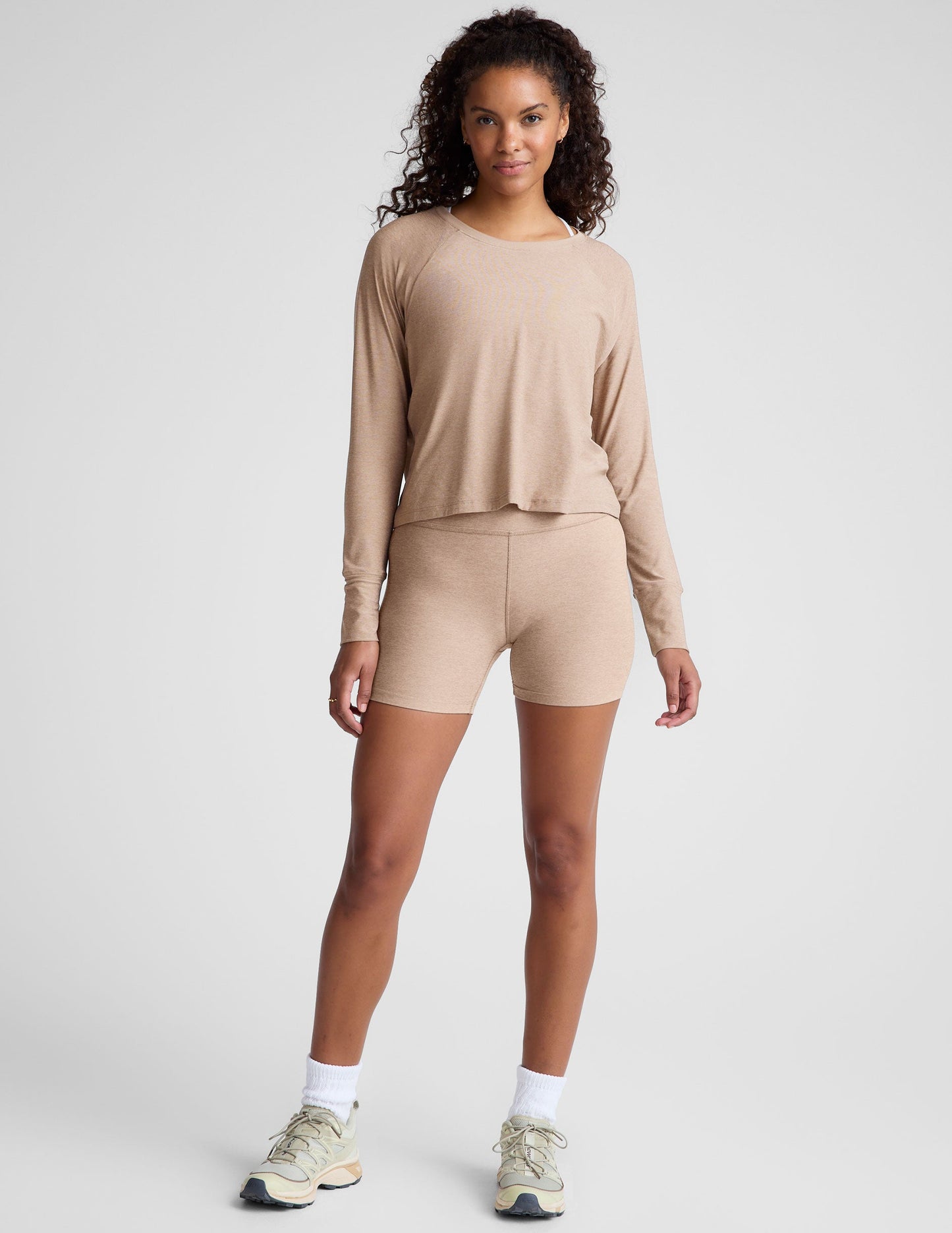 Buttery Soft Featherweight Daydreamer Pullover Long Sleeve Tee Top