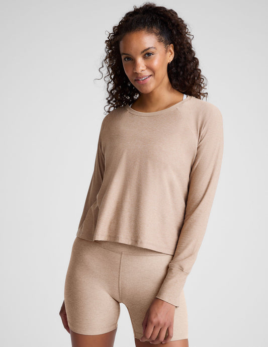 Buttery Soft Featherweight Daydreamer Pullover Long Sleeve Tee Top